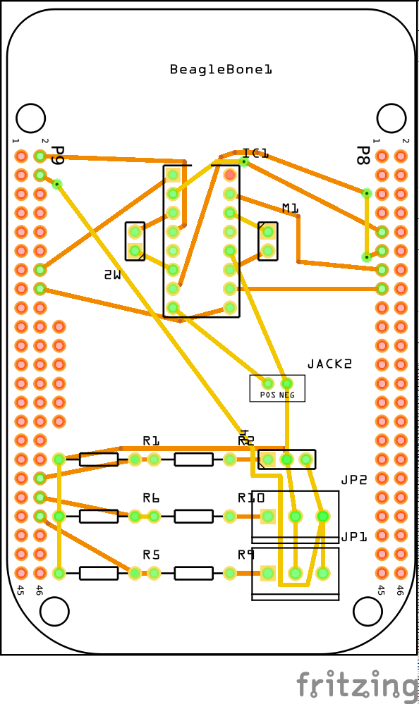 Simple robot PCB